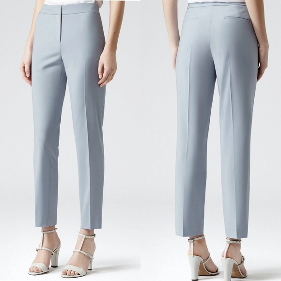 Reiss Pants - Reiss Marx Trousers in Ice Blue sz 4